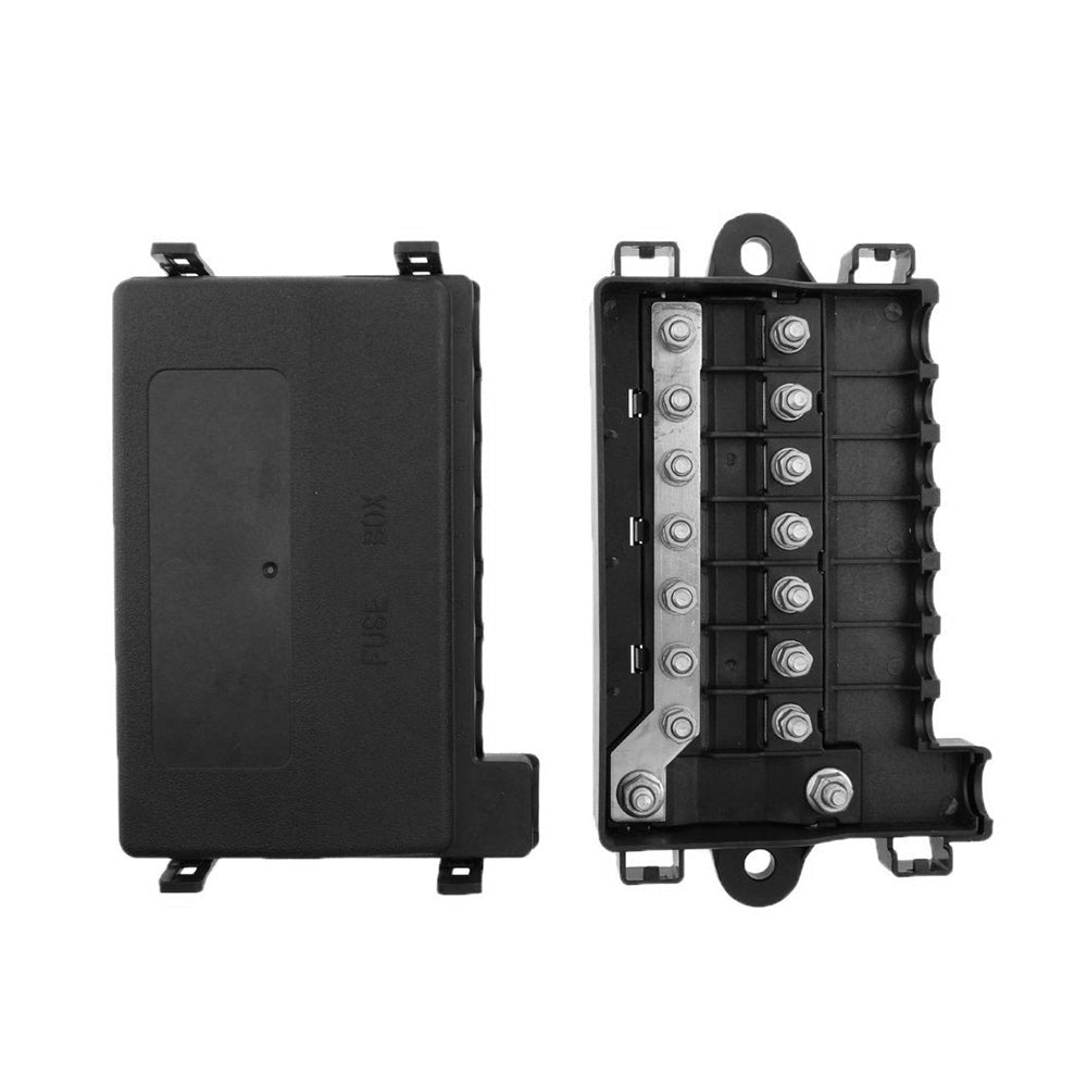 7 - Way Multi Fuse Block Box Holder With 9x 12 - 32V Fuses Suitable For Car & Auto - Frazy's Auto Parts