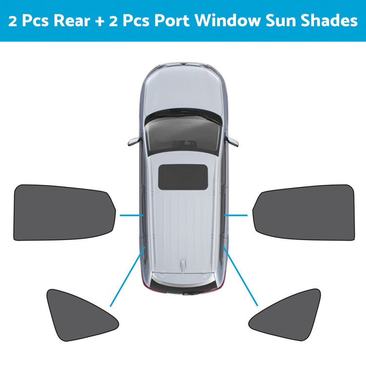 Magnetic Window Mesh Sun Blind Shade Suitable For MG ZS / ZST / ZS EV 2018-2023-4