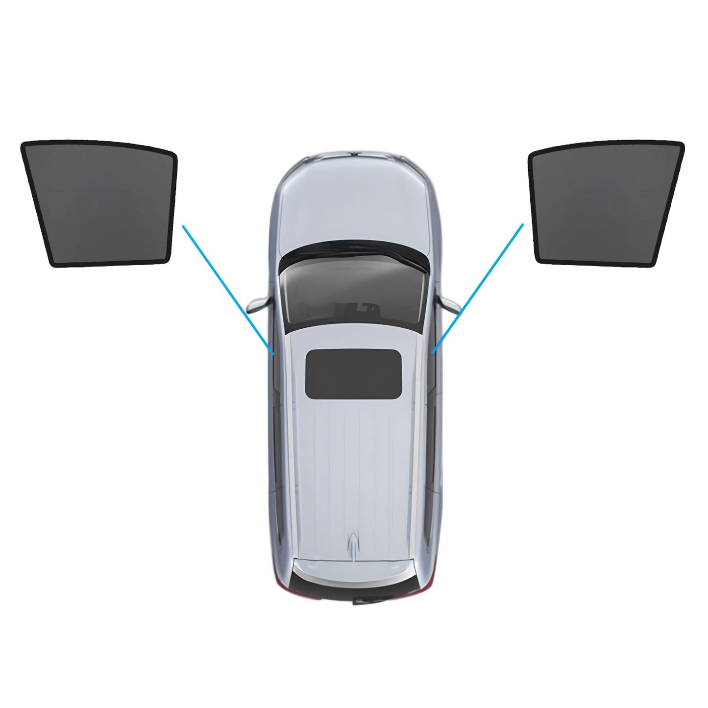 Magnetic Sun Shades Front Windows Suitable For Nissan Tiida C11 Hatch 2004-2010-2