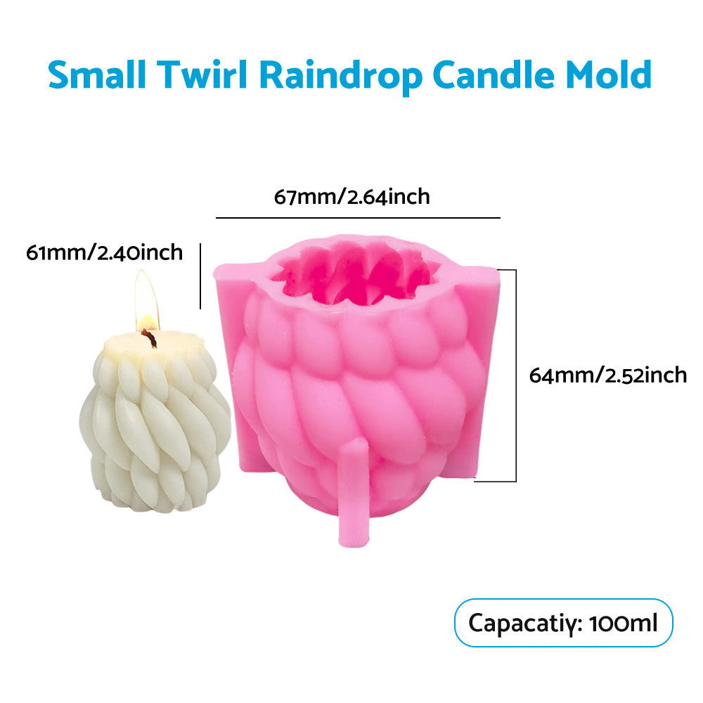 2PCS Silicone Resin Candle Mould Suitable for DIY Craft-2
