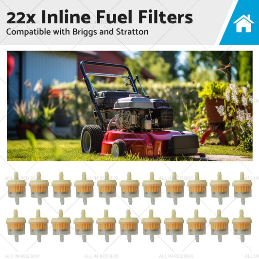 22x Inline Fuel Filter Suitable For Briggs & Stratton 691035 / 493629 16HP-24HP-0