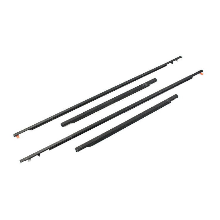 4x Door Auto Window Trim Moulding Belt Weatherstrip For Toyota 07-14 FJ Cruiser-1