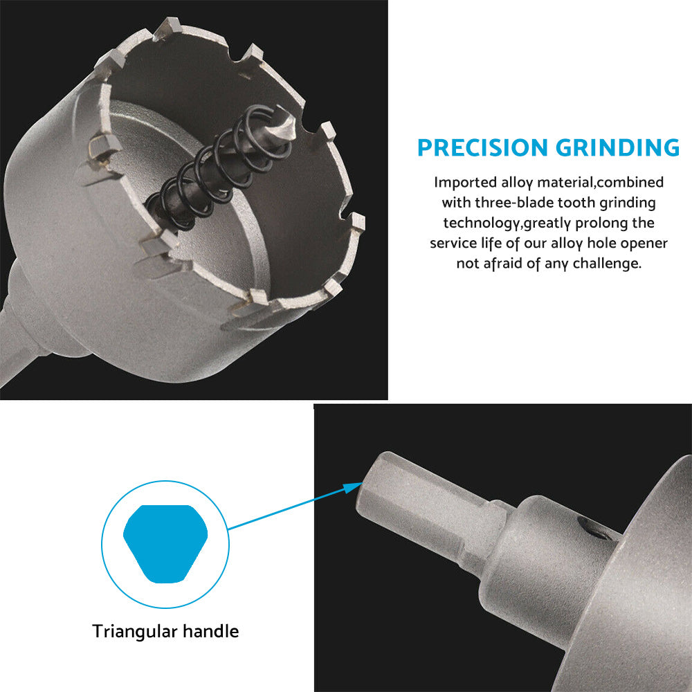 TCT Carbide Tip Hole Saw Drill Bit Suitable For Stainless Steel Cutting 16-53mm-4