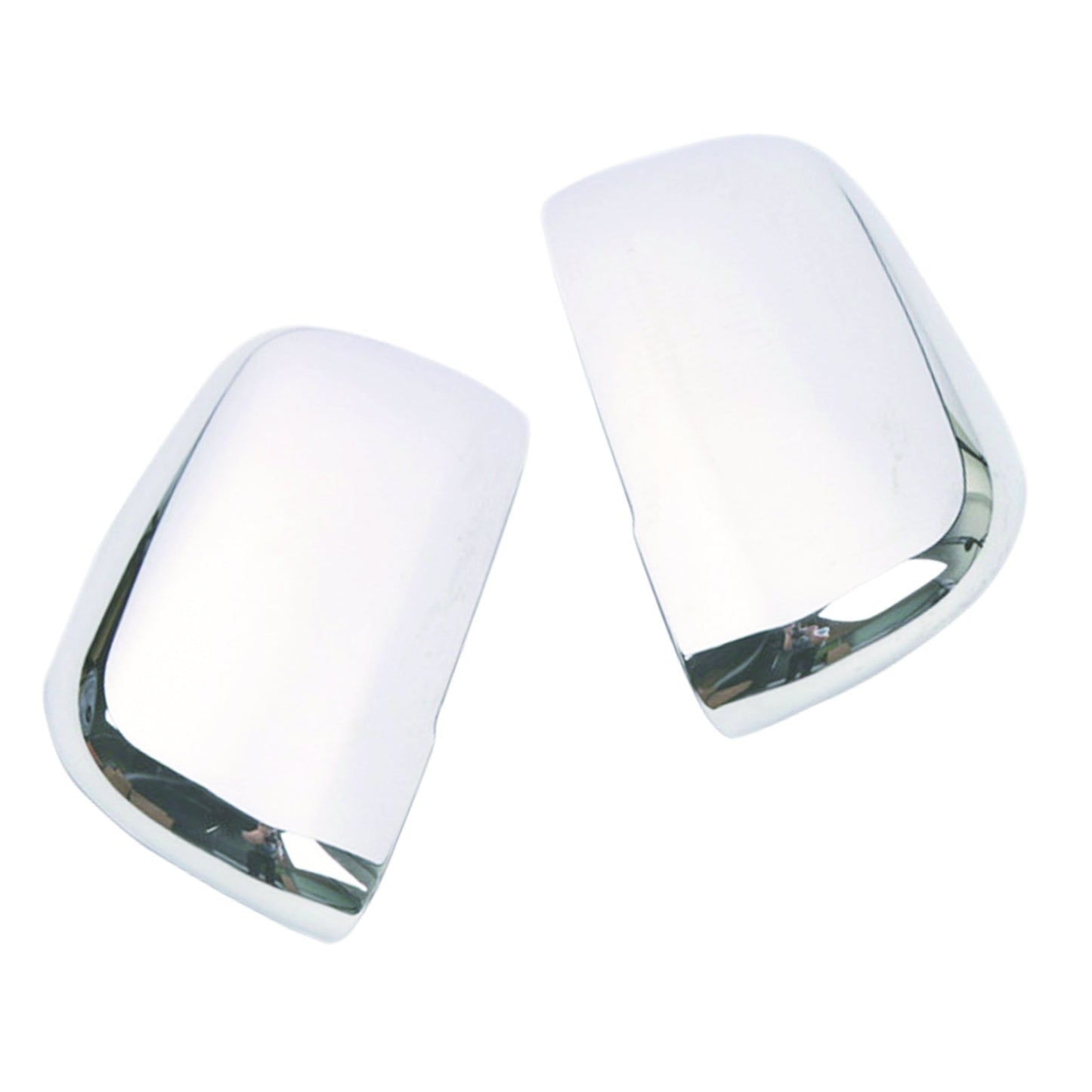 Side Door Rearview Mirror Cover Trim Chrome Pair Left & Right Suitable For Mitsubishi Pajero V80 2007-2021-2