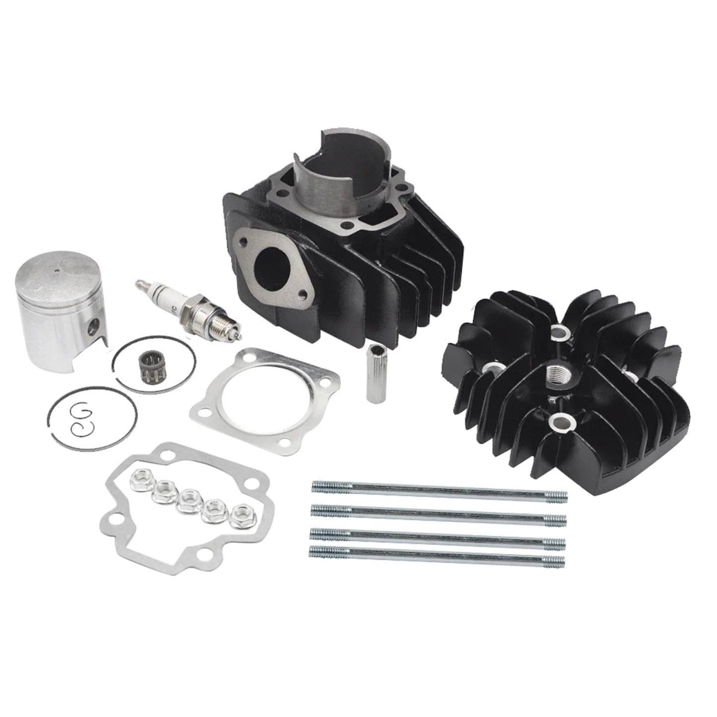 Big Bore Cylinder Piston & Gasket Kit Suitable For Yamaha PW50, QT50 60cc 1981-2009-1