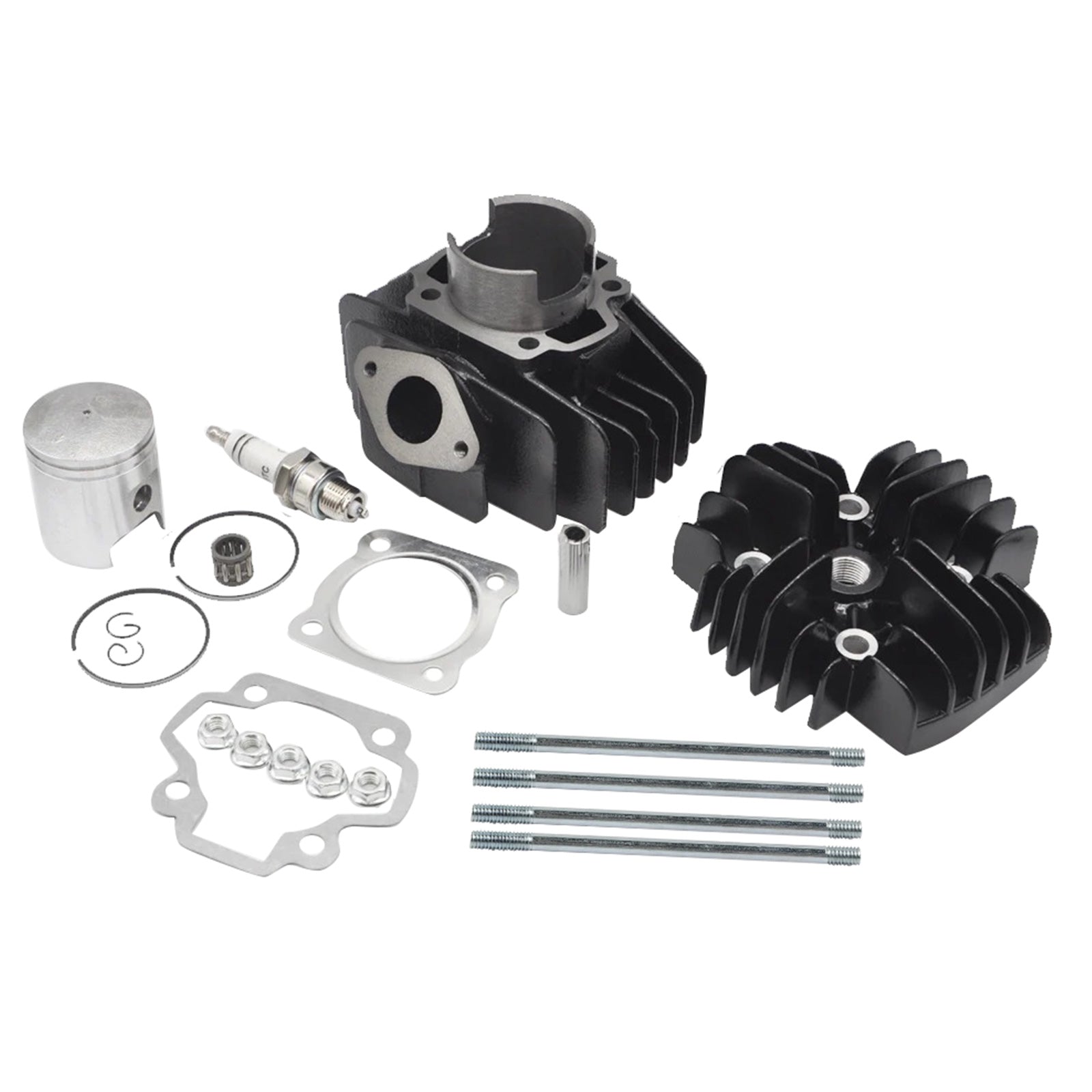 Big Bore Cylinder Piston & Gasket Kit Suitable For Yamaha PW50, QT50 60cc 1981-2009-1