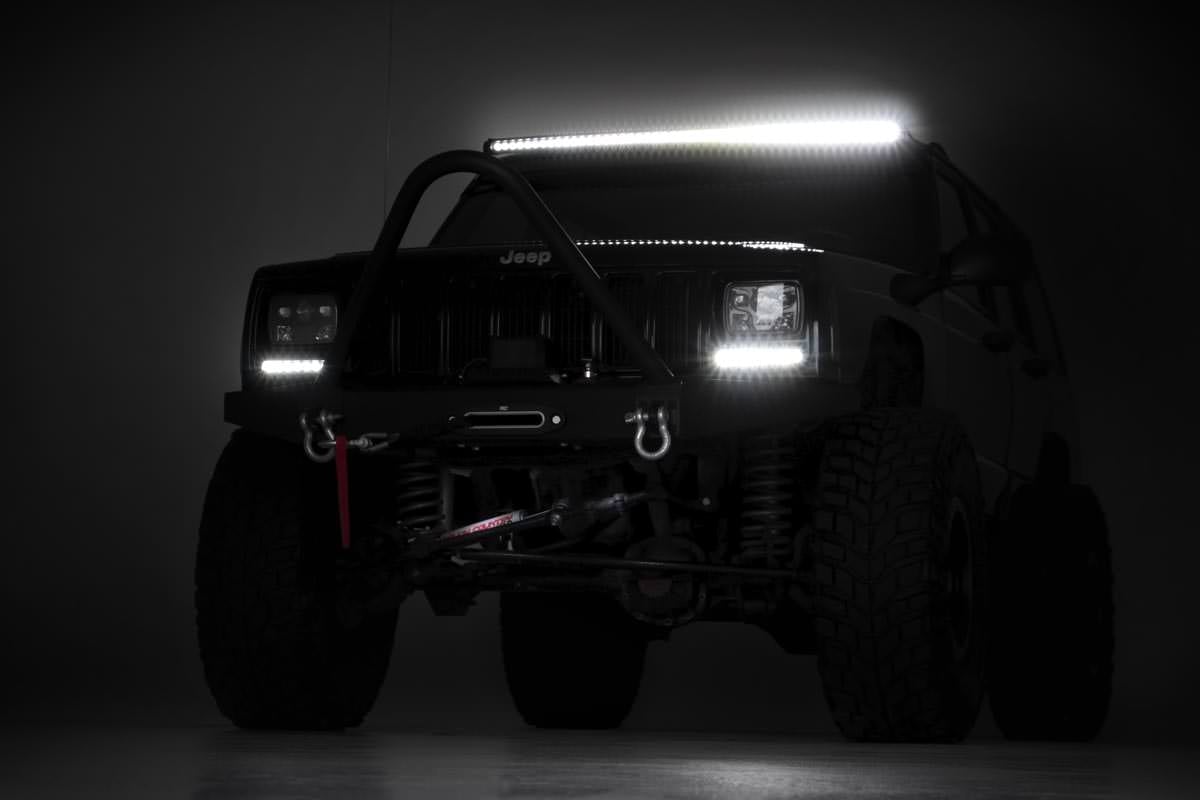 50 Inch Black Series LED Light Bar Curved Single Row