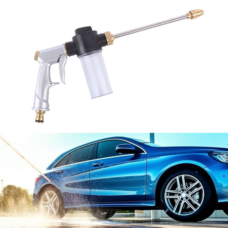 Garden Hose Nozzle Long Pole Foam Water Bottle 360 Degree Rotating Car Wash Gardening-0