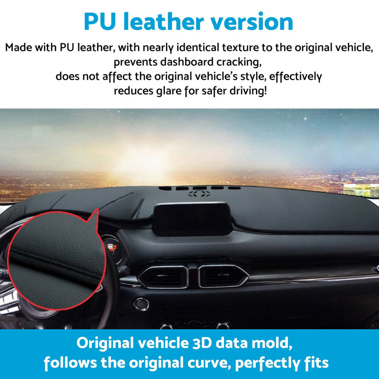 Dash Mat Dashboard Cover Microfiber Leather Suitable For Mitsubishi Outlander ZJ / ZK 2012-2021-2