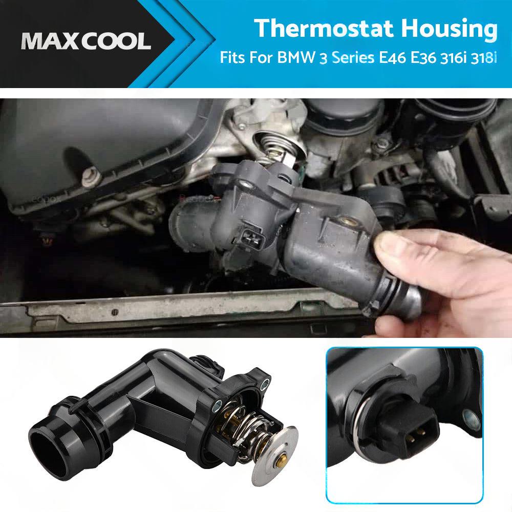 Coolant Thermostat Housing Suitable for BMW 3 Series E46 E36 316i 318i-0