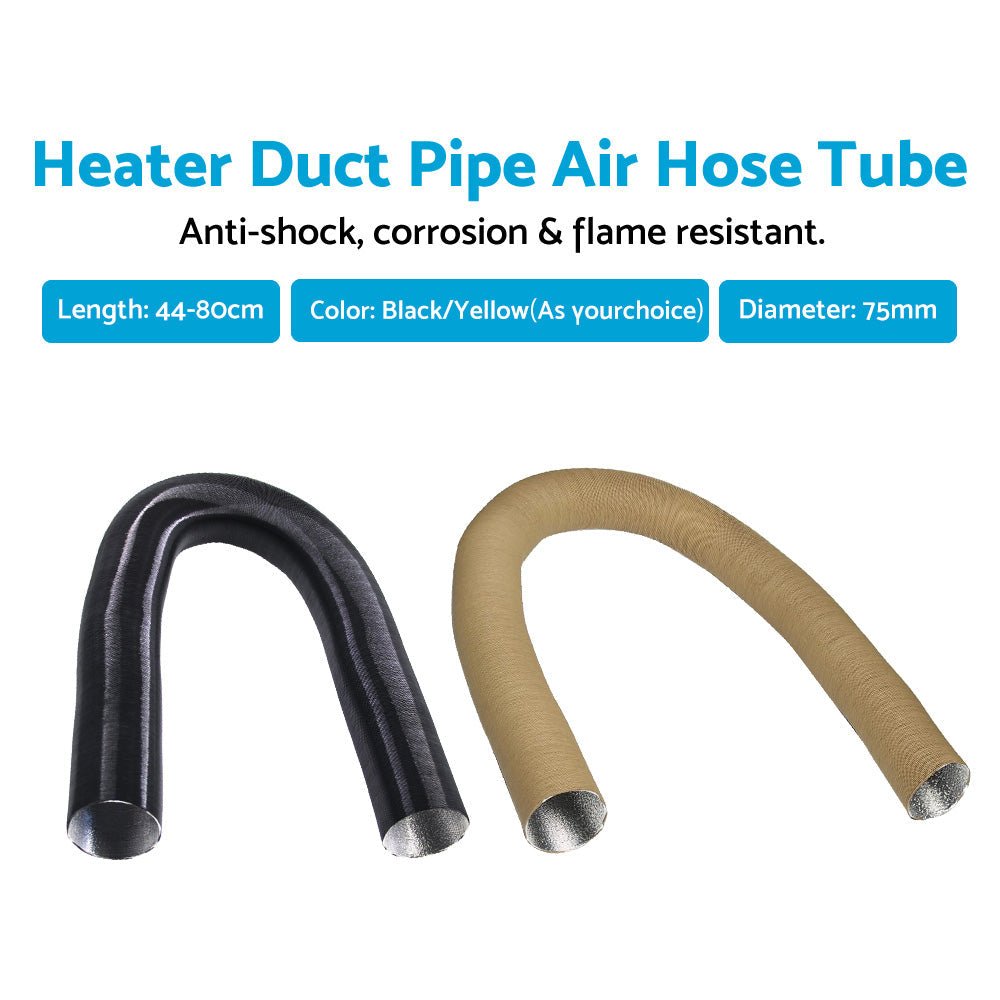 75mm Duct Pipe For Air Diesel Parking Heater Conditioner Ducting Hose 80cm - Frazy's Auto Parts