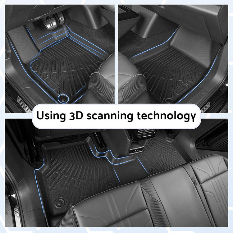 Floor Boot Frunk Mat Set 3D All-Weather Suitable For Model Y 2025-On Juniper RHD-3