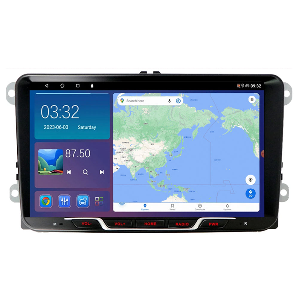 9 inch CarPlay Android 13 Head Unit Suitable for Volkswagen Polo 2010–2014-1