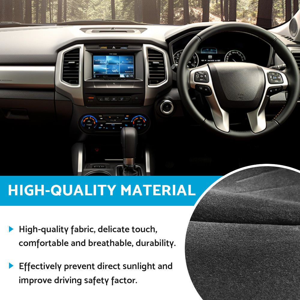 Dash Cover Mat Suitable For Ford Ranger Wildtrak Raptor Dashboard Cover Dashmat-1