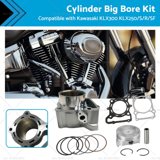 78mm Cylinder Big Bore Kit Suitable For Kawasaki KLX300 / KLX250 S / R / SF 1993 - 2014 - Frazy's Auto Parts