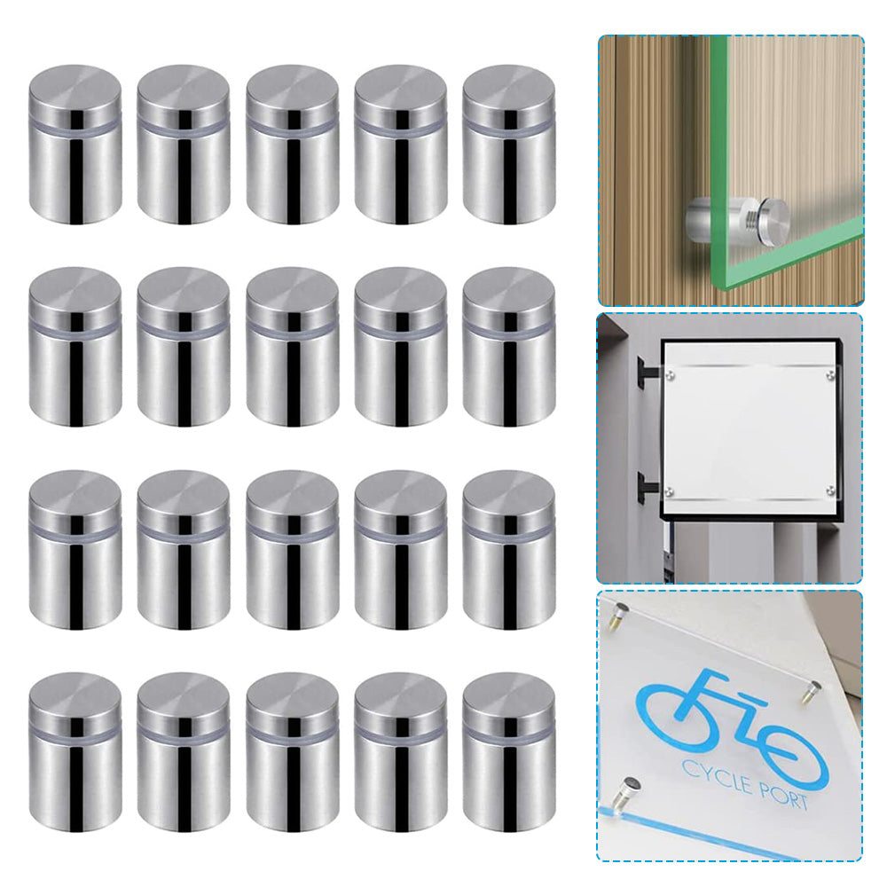 20x Stainless Steel Standoff Bolts Suitable For Sign and Advertisement Mounting-2
