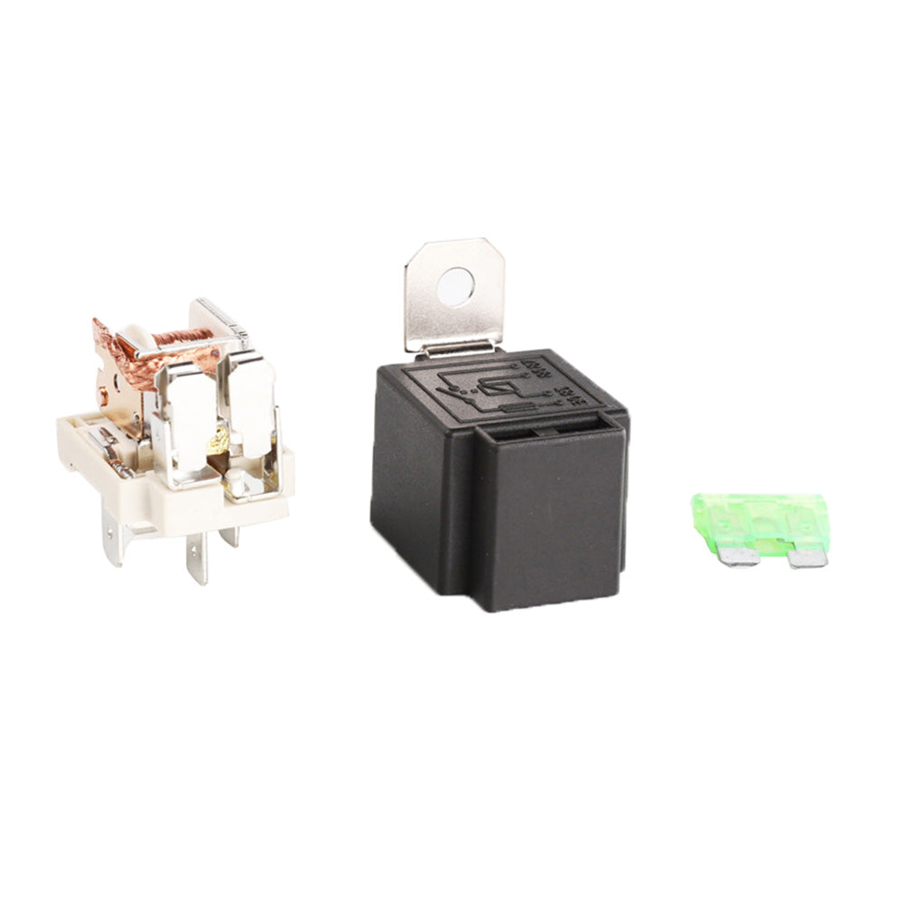 6x 12V 4-Pin Automotive Relays 30A Normally Open with Built-In 30A Fuse Suitable For Universal Vehicles-1