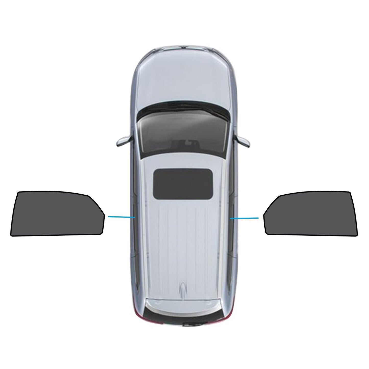 Car Window Magnetic Mesh Sun Blind Shades Suitable For Lexus NX Series 2014-2021-4