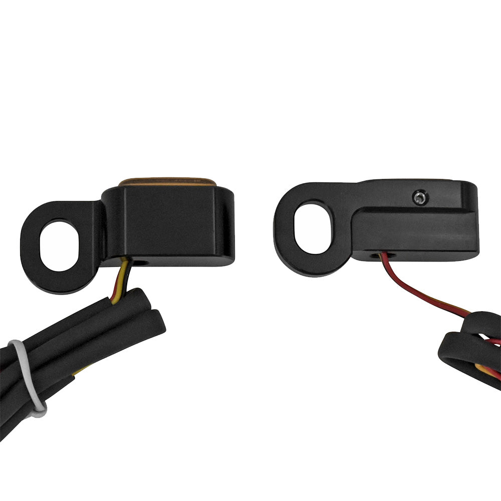 LED Mini Turn Signal Light Suitable for Harley Dyna Indicator Blinker Lamp Smoke-3