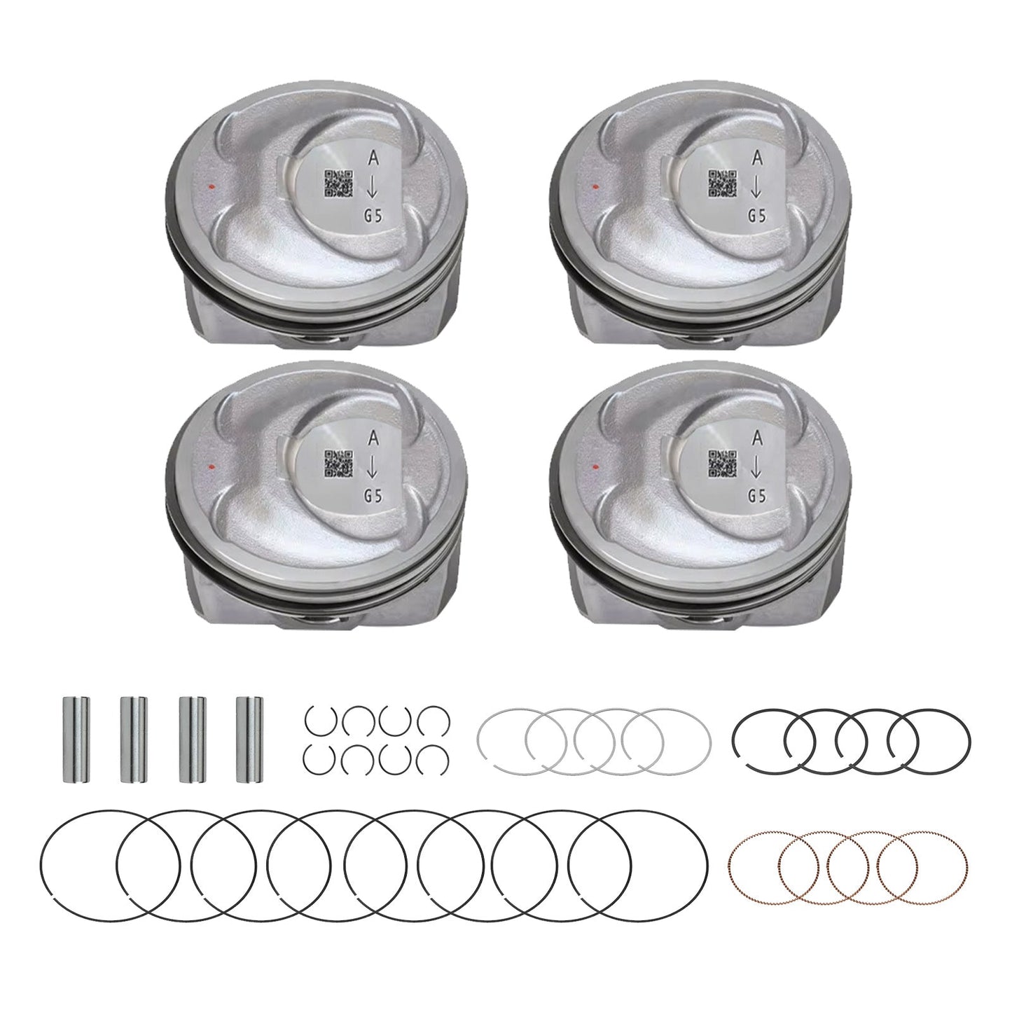 Engine Piston with Rings Kit Suitable For Kia Sorento / Optima / Hyundai Sonata 2.4L-0