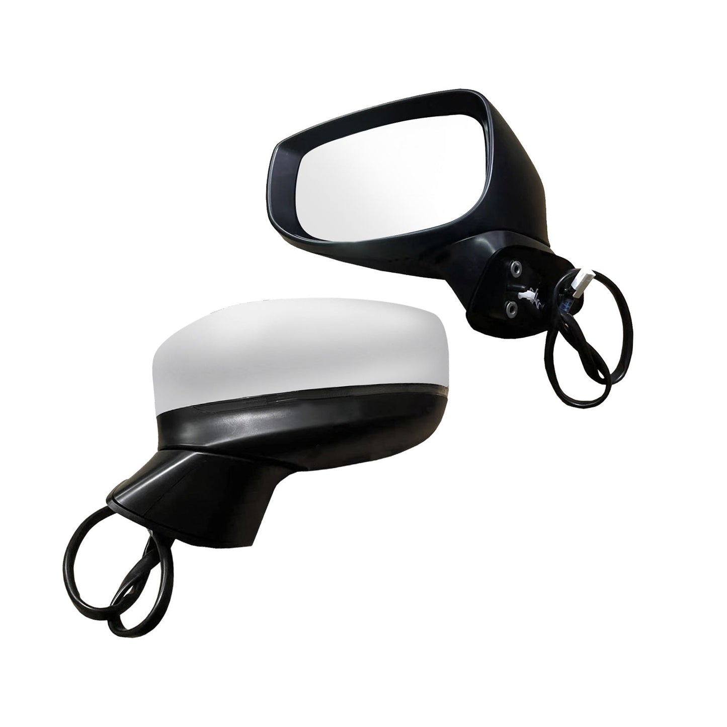 Door Mirror Silver Suitable For Mazda CX-5 2017 Onward With Blind Spot 9 Wires-1