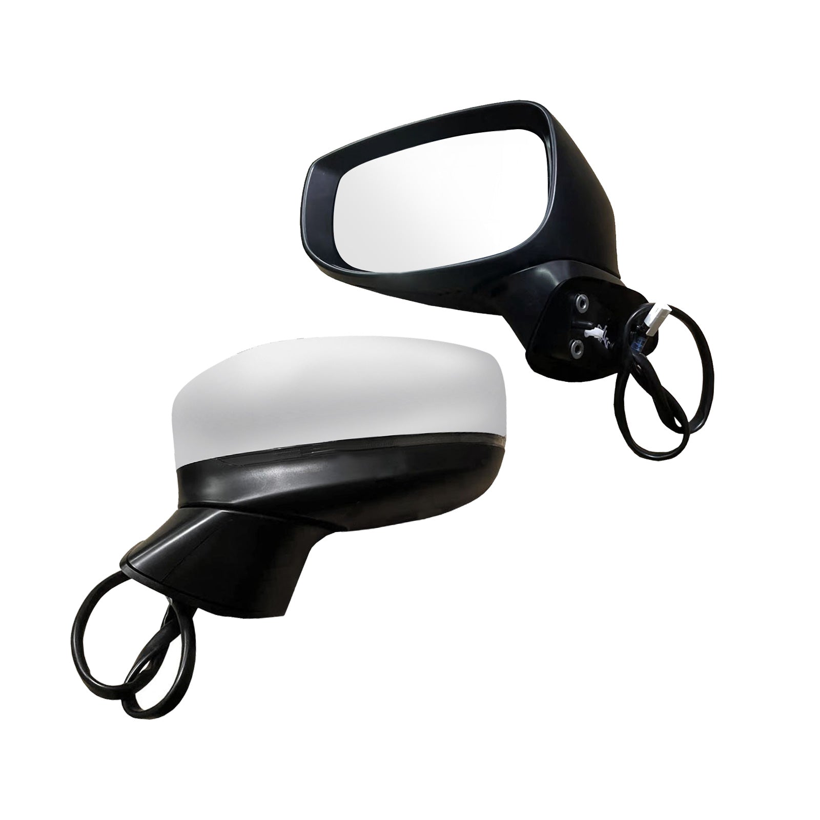 Door Mirror Silver Suitable For Mazda CX-5 2017 Onward With Blind Spot 9 Wires-1