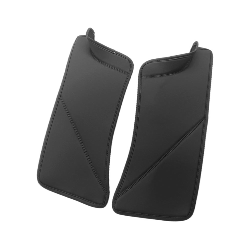 2x PU Rear Door Sill Protector Cover Pad Suitable For Tesla Model Y 2020-2022-2