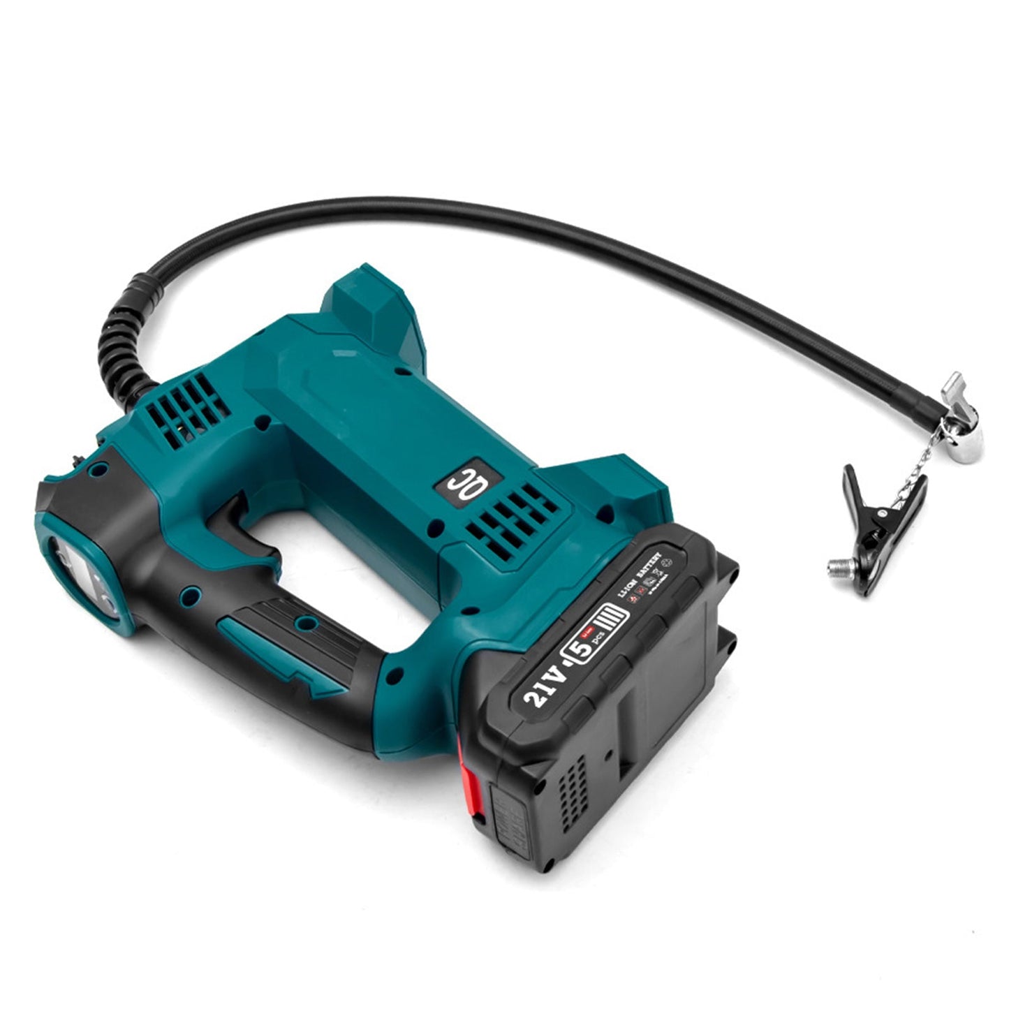 Cordless Portable Tyre Inflator Pump With Battery Charger Suitable For Makita 18V Battery-1