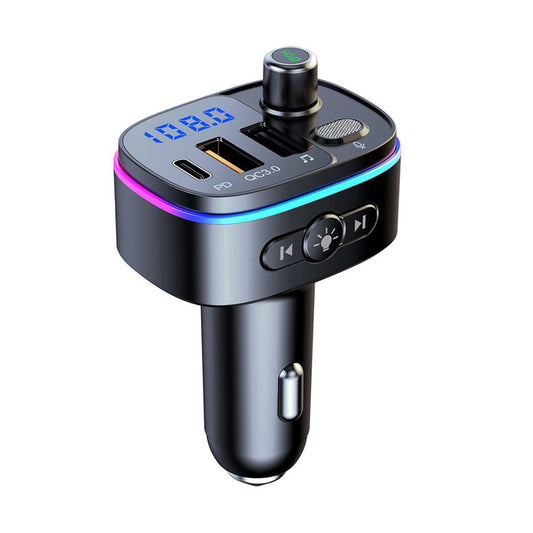 Bluetooth-compatible FM Transmitter Wireless Car Radio Adapter USB Charger Call-0