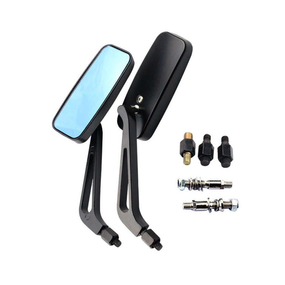 8 - 10mm Motorcycle Mirrors Suitable For Chopper, Cruiser, Bobber, Racer & Cafe Scooter - Frazy's Auto Parts