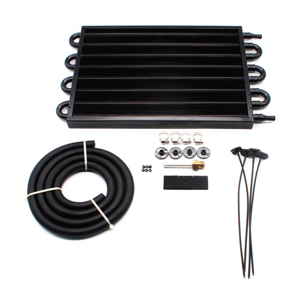8 Row Remote Transmission Oil Cooler Radiator Converter Kit Suitable For Manual To Automatic Transmission Vehicles - Frazy's Auto Parts