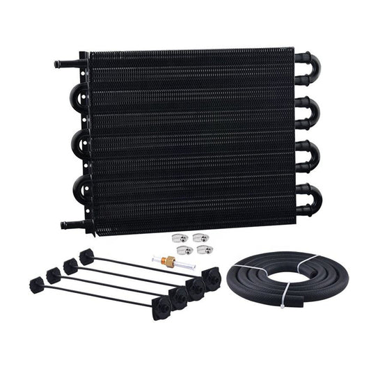 8 Row Remote Transmission Oil Cooler Radiator Converter Kit Suitable For Manual To Automatic Transmission Vehicles - Frazy's Auto Parts
