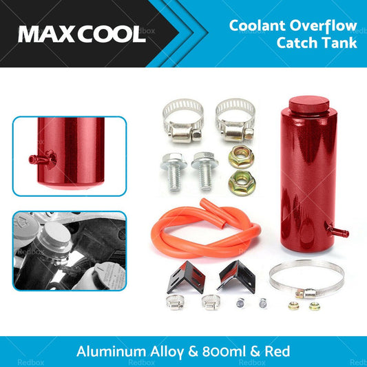 800ml Red Overflow Catch Tank Radiator Coolant Expansion Tank Bottle Header - Frazy's Auto Parts
