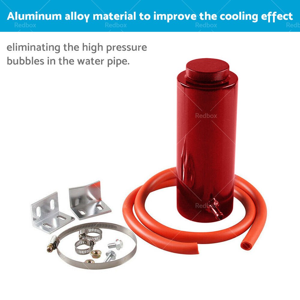 800ml Red Overflow Catch Tank Radiator Coolant Expansion Tank Bottle Header - Frazy's Auto Parts