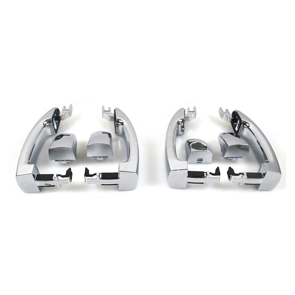 Full Set 4x Outer Door Handles Chrome Suitable For Ford FG Falcon G6/XT/XR6/XR8-0