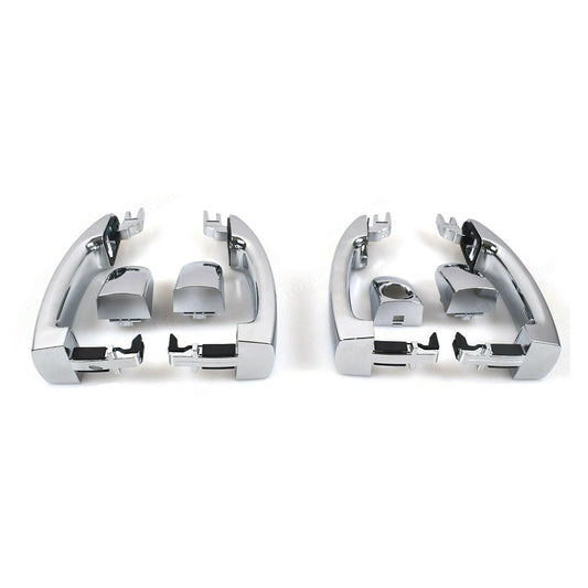 Full Set 4x Outer Door Handles Chrome Suitable For Ford FG Falcon G6/XT/XR6/XR8-0