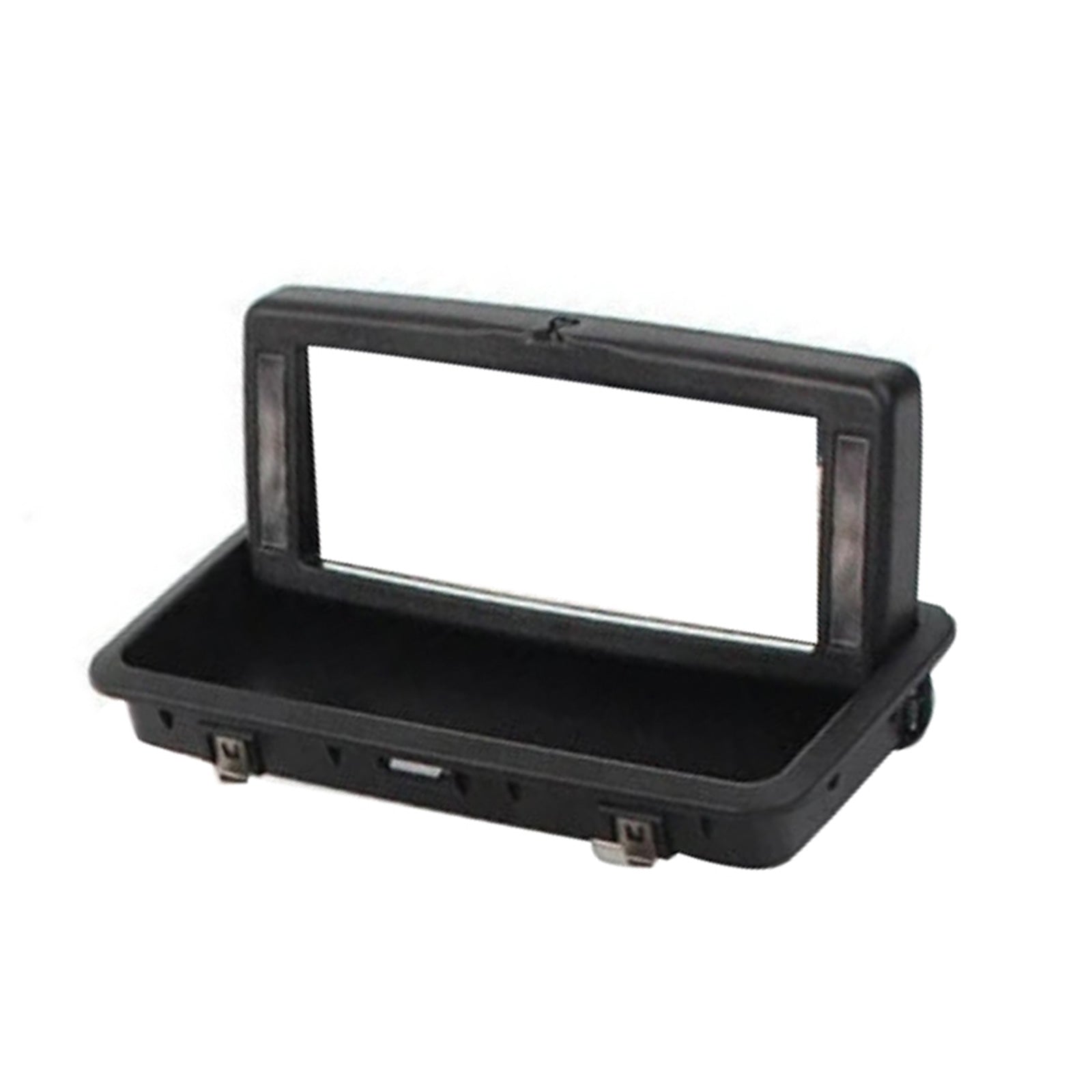 Rear Row Vanity Makeup Mirror with Lights Suitable For Jaguar XJ 2010-2019 Black-1