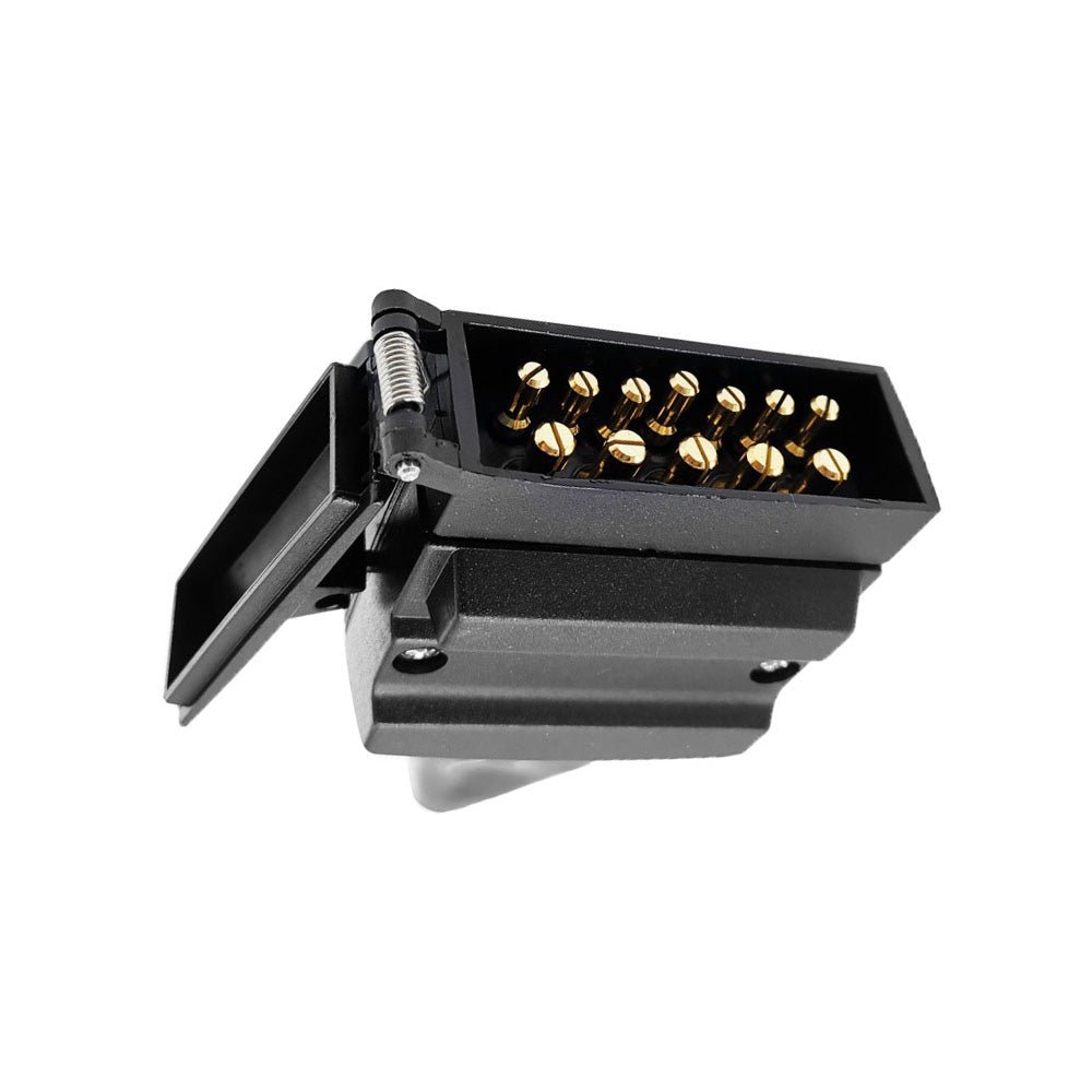 82171BL 12 Pin Flat Connector Plug Suitable For Trailer Caravan Boat Vehicle - Frazy's Auto Parts