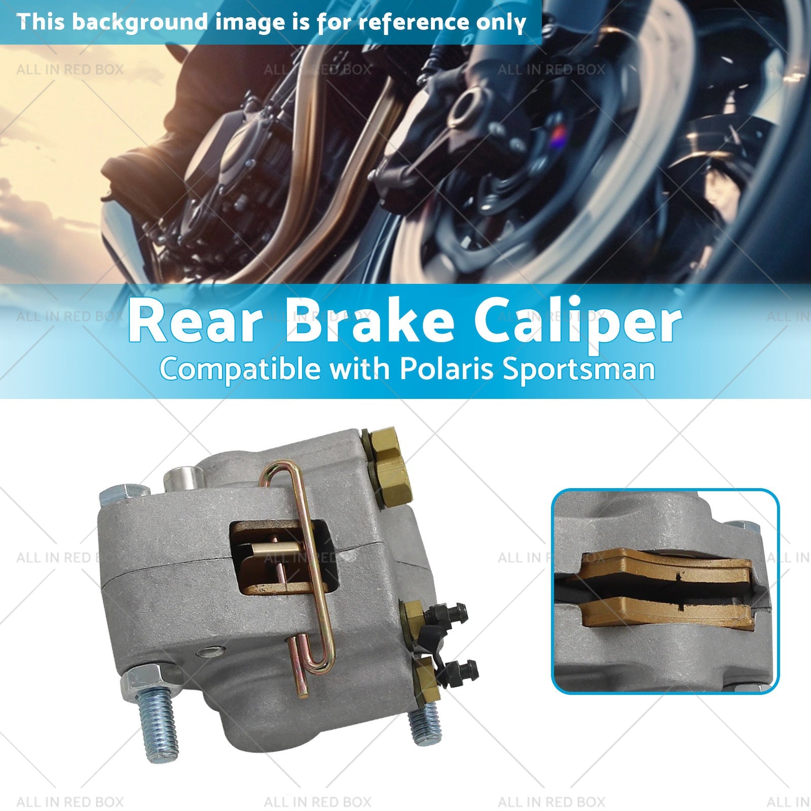 Rear Brake Caliper Suitable For Polaris Magnum 325 / Sportsman 335 / 400 / 500 1998-2002-2