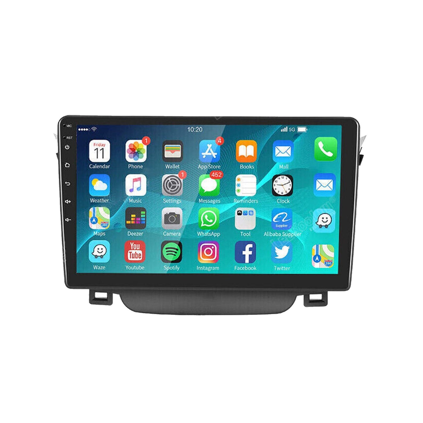 In-Dash Units 9" Touch Screen Stereo CarPlay Suitable For Toyota Corolla 2009-13-0