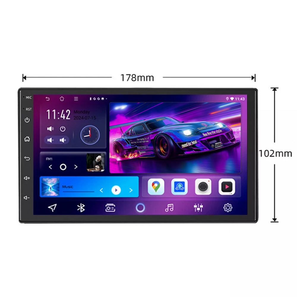 7 inch Wireless CarPlay Android Auto Head Unit Suitable for Nissan Dualis J10-1