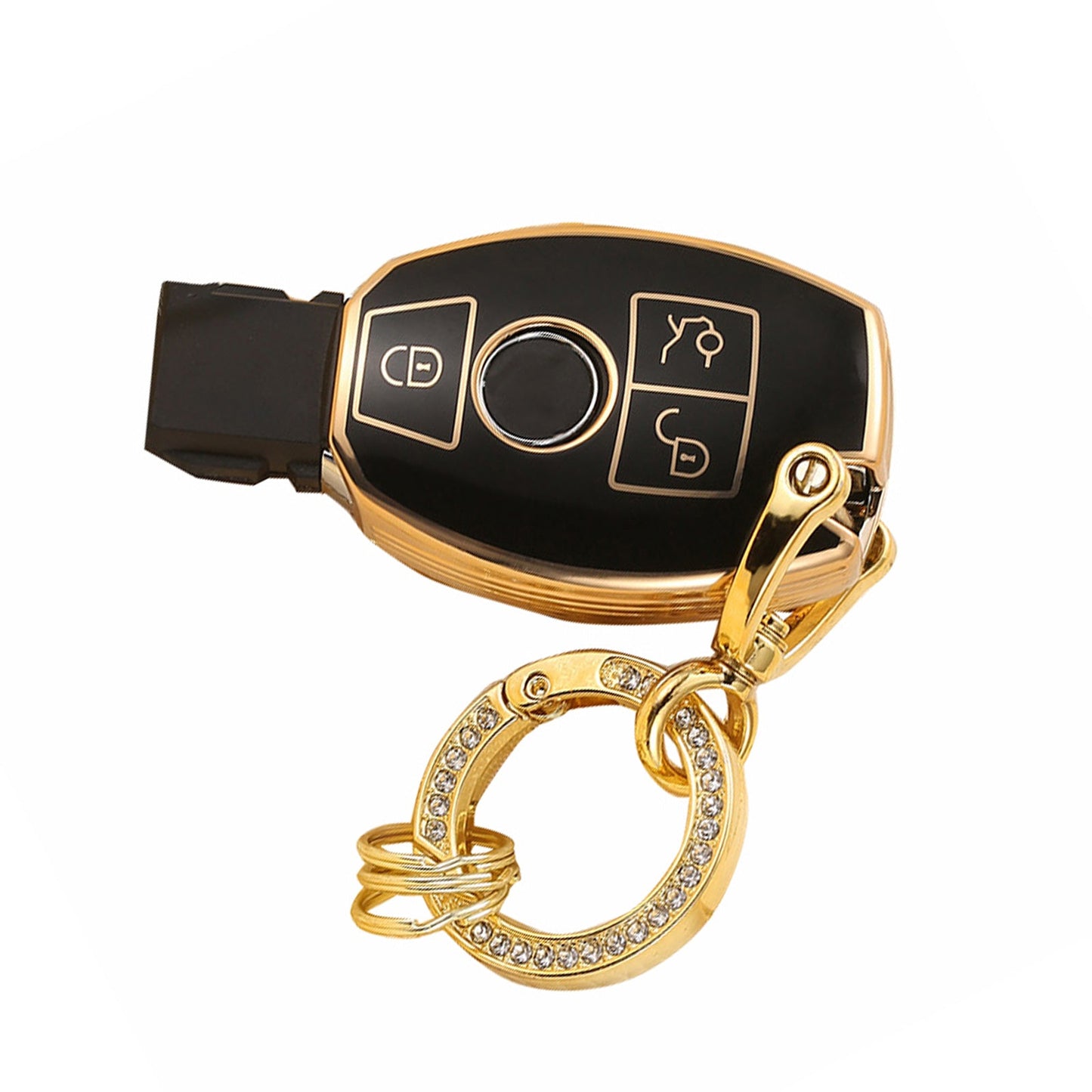 TPU Remote Car Key Fob Cover Case Suitable for  Mercedes A B C E G S Class CLA-1