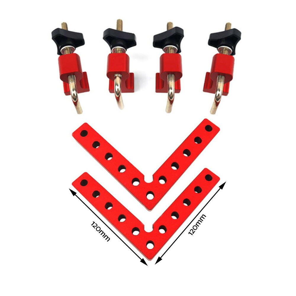 90 Degree Positioning Squares Right Angle Clamp Set Suitable For Woodworking Carpenter Clamping-1