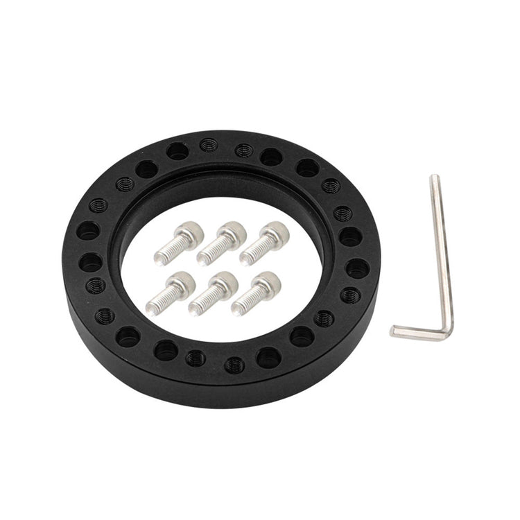 Black Steering Wheel Hub Adapter Spacer Suitable For MOMO to NARDI Quick Release-3