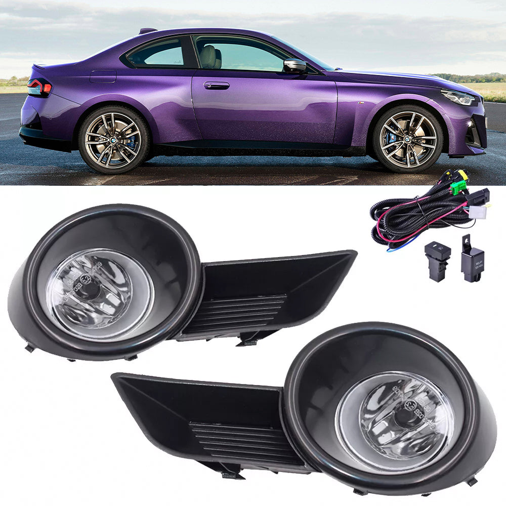 Fog Light Kit with Bezels & Harness Suitable for Toyota Kluger GSU40 2007–2010-3