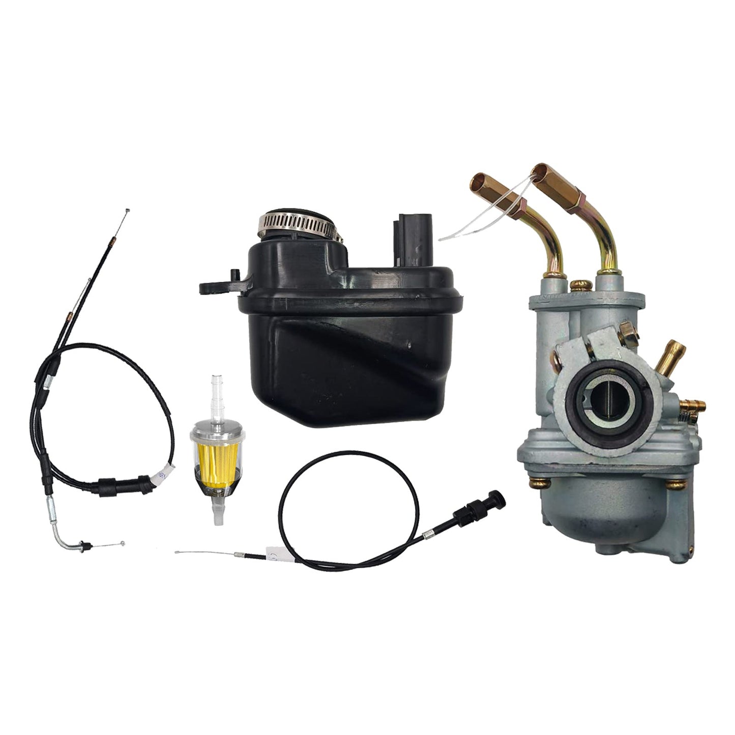 Carburetor Air Filter with Throttle & Choke Cable Suitable For Yamaha Peewee PW50 / PY50-1