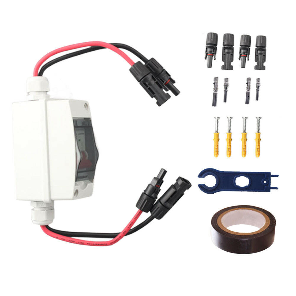 PV Isolator Switch DC 500V 32A IP65 Disconnect Circuit Breaker Suitable For Solar Panels-0