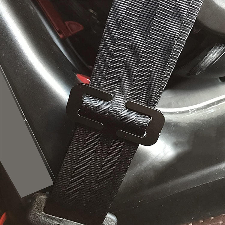 2x Locking Clip Metal Automotive Type Car Safety Seat Belt Steel Adjuster-3