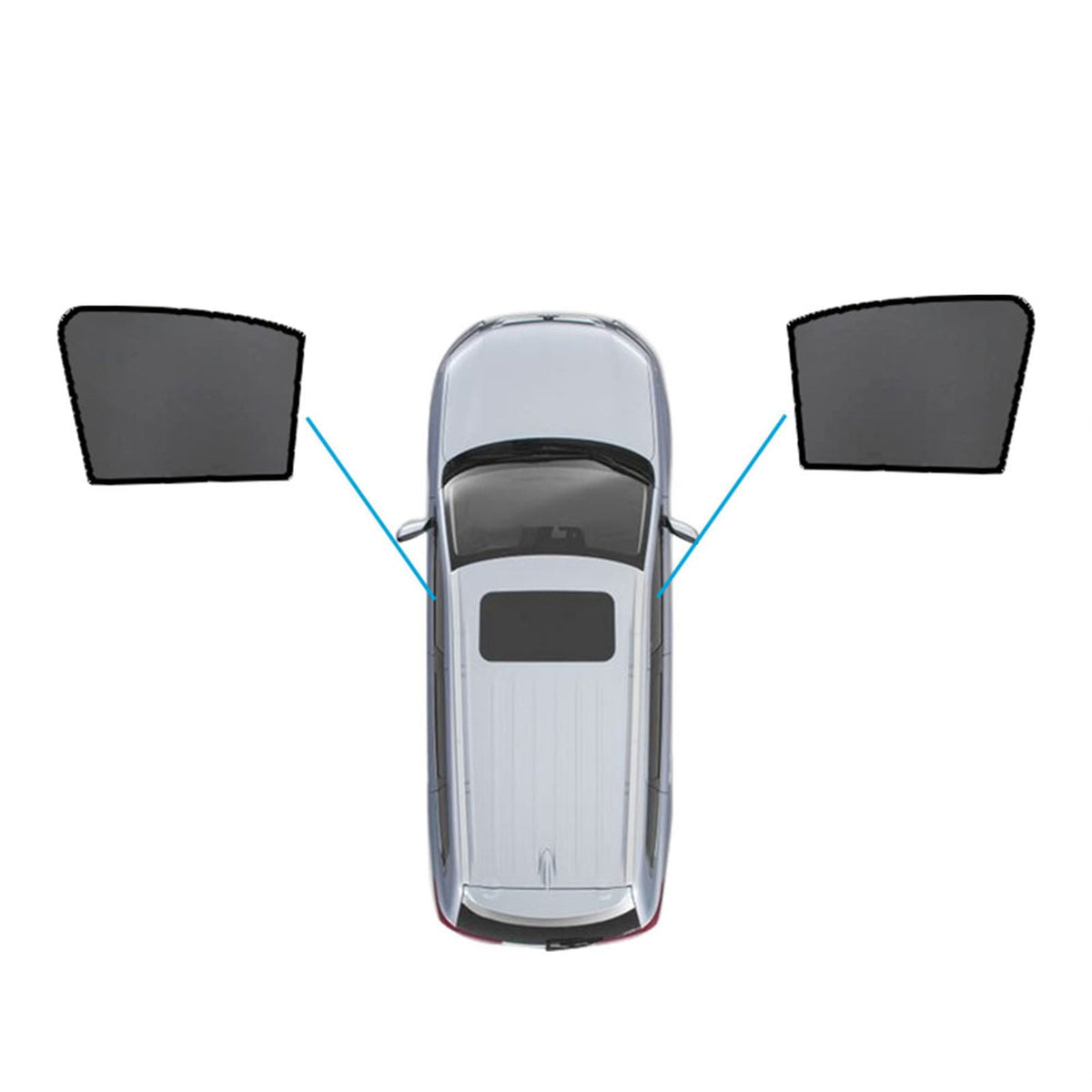 Magnetic Sun Shades Car Window Sun Blind Suitable For Mercedes-Benz GLB X247 2020-On-3