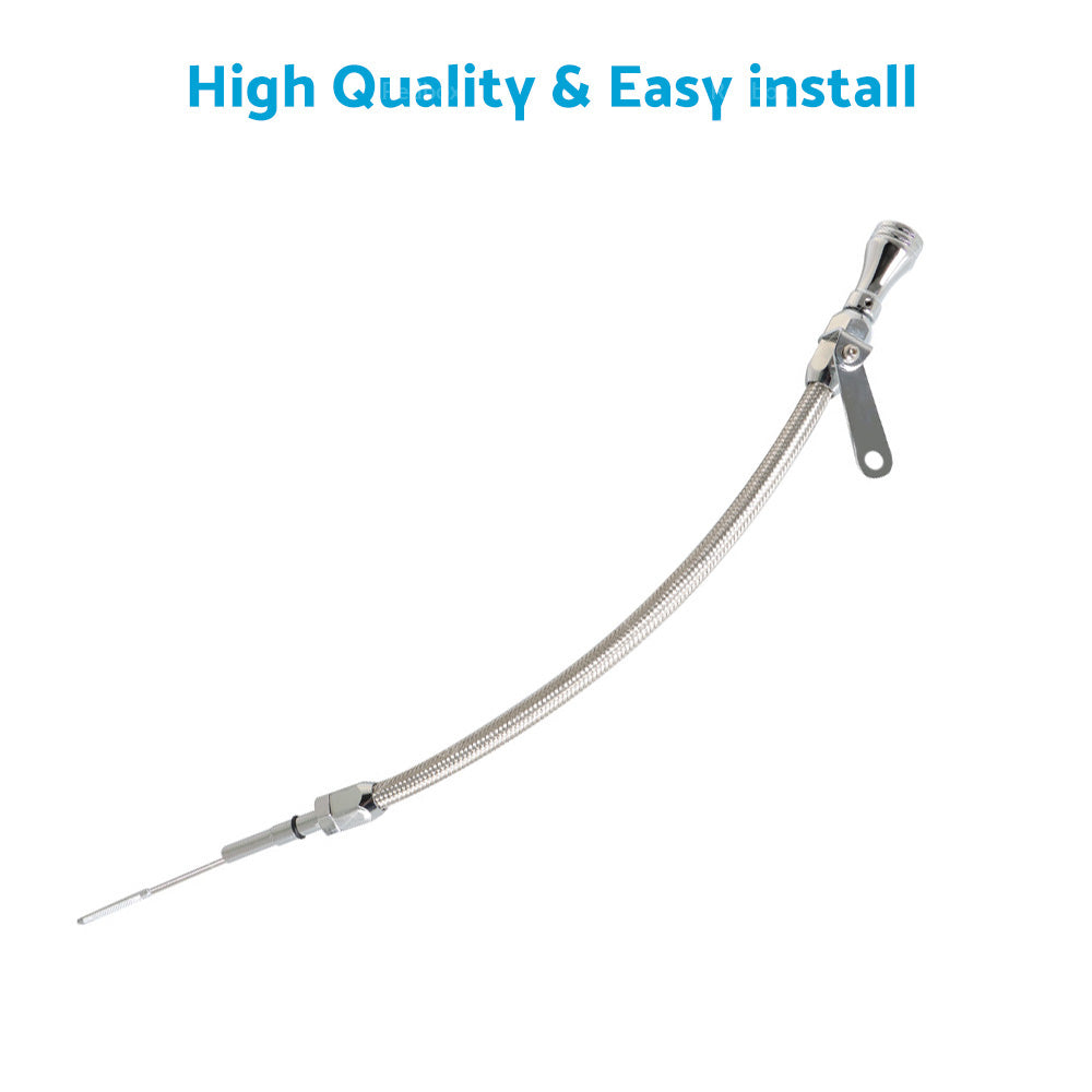 ENGINE BRAIDED STAINLESS DIP STICK FOR HOLDEN COMMODORE LS VT VX VY VZ 5. 7L V8-1